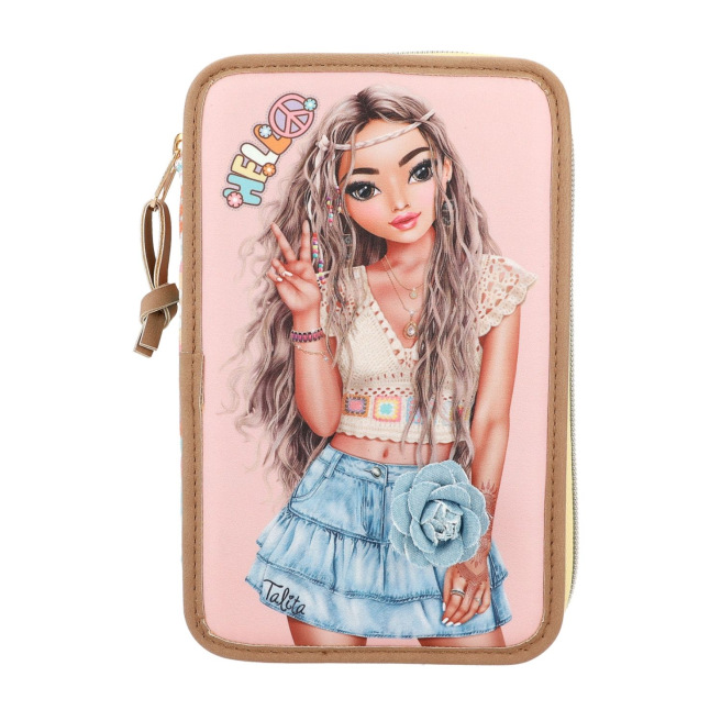 TOP MODEL etui met 3 compartimenten TOP MODEL etui met 3 compartimenten