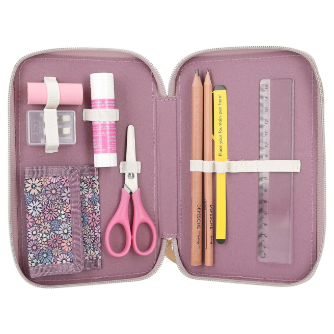 TOP MODEL etui met 3 compartimenten TOP MODEL etui met 3 compartimenten