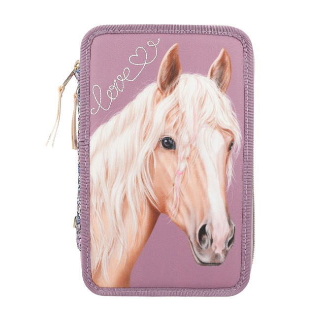 TOP MODEL etui met 3 compartimenten TOP MODEL etui met 3 compartimenten