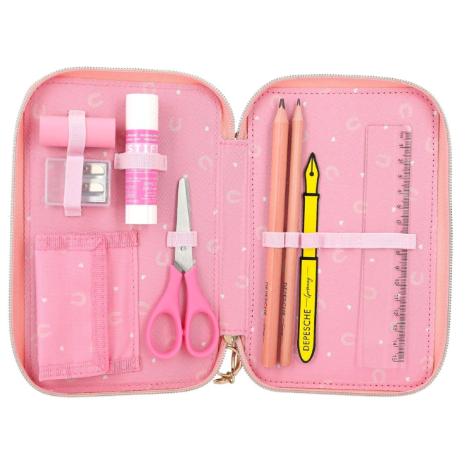 TOP MODEL etui met 3 compartimenten TOP MODEL etui met 3 compartimenten