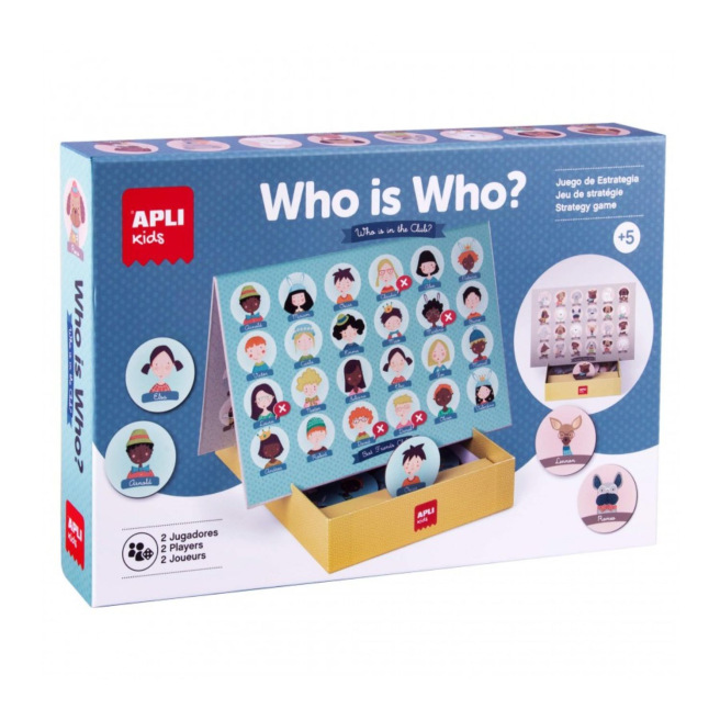 Apli Spel WIE IS HET?