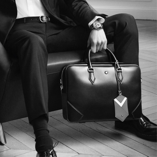 Montblanc MEISTERSTUCK leren aktetas