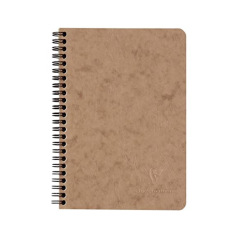 Spiraal notitieboekje CLAIREFONTAINE AGE BAG met zakjes - A5