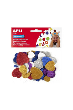 APLI Glitter Mousse - pakket van 50