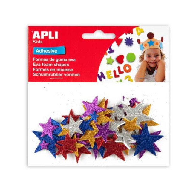 Mousse à paillettes APLI - paquet de 50 Mousse à paillettes APLI - paquet de 50