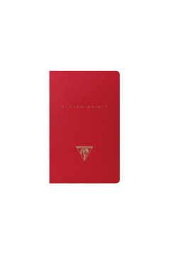 Geniet genaaid draad notitieboekje Clairefontaine FLYING SPIRIT - 7,5 x 12 cm