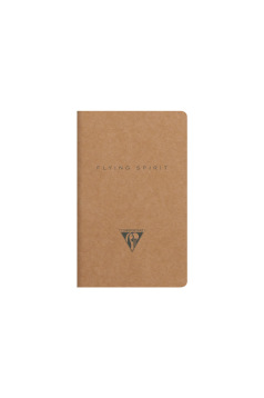 Geniet genaaid draad notitieboekje Clairefontaine FLYING SPIRIT - 7,5 x 12 cm