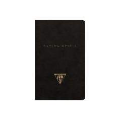Geniet genaaid draad notitieboekje Clairefontaine FLYING SPIRIT - 7,5 x 12 cm