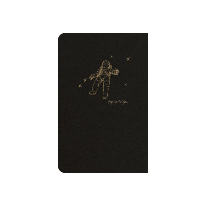 Geniet genaaid draad notitieboekje Clairefontaine FLYING SPIRIT met bladwijzer flap