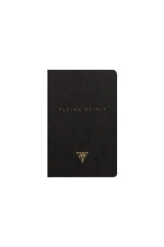 Carnet piqué cousu fil Clairefontaine FLYING SPIRIT avec rabat marque-pages