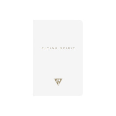 Carnet piqué cousu fil Clairefontaine FLYING SPIRIT avec rabat marque-pages