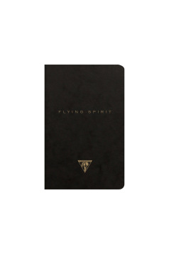 Carnet piqué cousu fil Clairefontaine FLYING SPIRIT avec rabat marque-pages