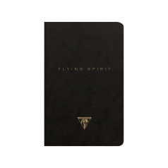 Carnet piqué cousu fil Clairefontaine FLYING SPIRIT avec rabat marque-pages