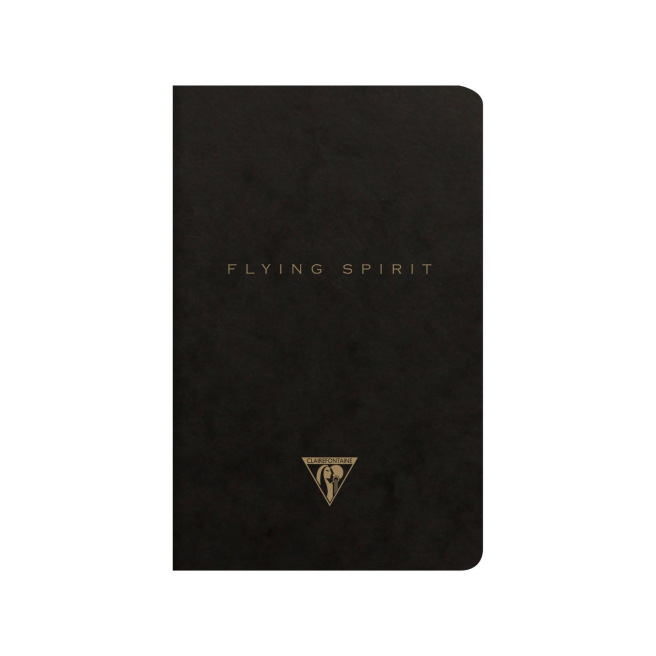 Carnet piqué cousu fil Clairefontaine FLYING SPIRIT avec rabat marque-pages