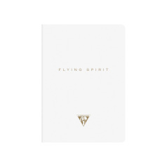Carnet piqué cousu fil Clairefontaine FLYING SPIRIT avec rabat marque-pages