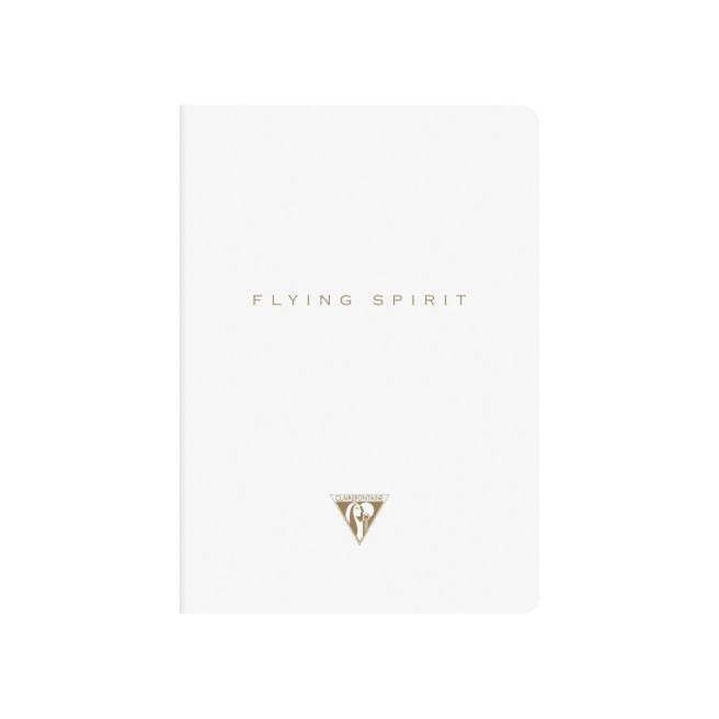 Geniet genaaid draad notitieboekje Clairefontaine FLYING SPIRIT met bladwijzer flap
