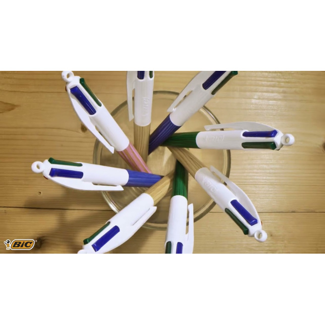 BIC 4 KLEUREN WOOD balpen BIC 4 KLEUREN WOOD balpen