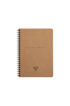 Spiraalgebonden notitieboek Clairefontaine FLYING SPIRIT - A5 - 14,8 x 21 cm