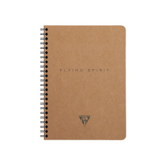 Spiraalgebonden notitieboek Clairefontaine FLYING SPIRIT - A5 - 14,8 x 21 cm