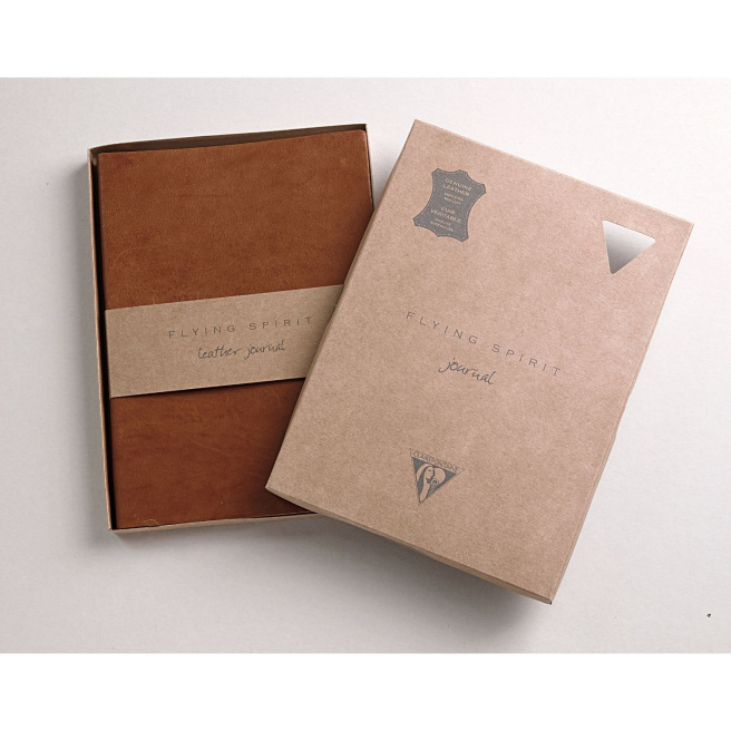 Carnet en cuir Clairefontaine FLYING SPIRIT - A5 Carnet en cuir Clairefontaine FLYING SPIRIT - A5