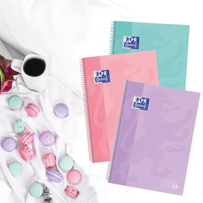 Spiraal notitieboek Oxford TOUCH EUROPEANBOOK 1 SCHRIJF & WIS