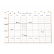 Calendrier scolaire Quo Vadis DE LA TRIBU - mensuel sur 16 mois - 32 x 30 cm