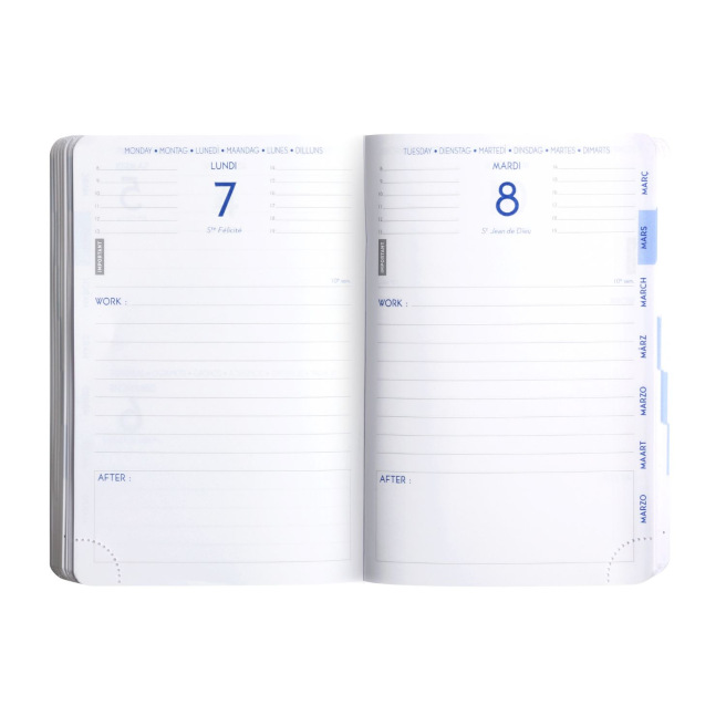 Agenda scolaire Exacompta FORUM WORK & AFTER - 10  x 15 cm - 1 jour par page