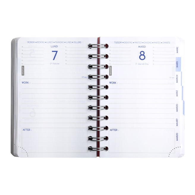 Schoolagenda Exacompta FORUM WORK & AFTER - 10 x 15 cm - 1 dag per pagina