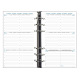 Recharge organiser Exacompta EXATIME 17 HORIZONTAL  - 1 semaine sur 2 pages - 16 mois