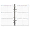 Recharge organiser Exacompta EXATIME 17 HORIZONTAL  - 1 semaine sur 2 pages - 16 mois