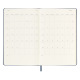 Moleskine Agenda 18 MAANDEN - Groot 13 x 21 cm - 1 week over 2 pagina's met notities