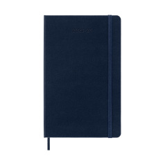 Moleskine Agenda 18 MAANDEN - Groot 13 x 21 cm - 1 week over 2 pagina's met notities