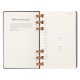 Agenda Moleskine WEKELIJKSE & MAANDELIJKSE STUDENTEN LEVENSPLANNER L - 13 x 21 cm - 1 week op 2 pagina's