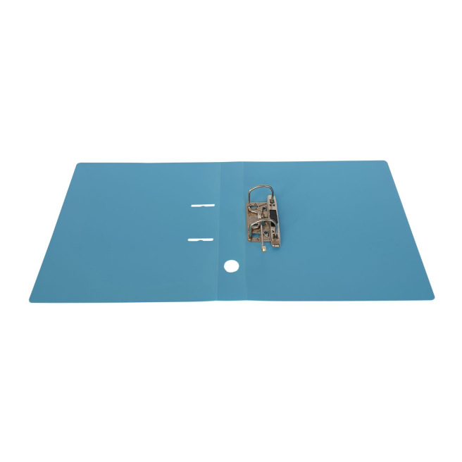 Ringband met hendel van dik flexibel plastic - A4 - rug 4,5 cm Ringband met hendel van dik flexibel plastic - A4 - rug 4,5 cm