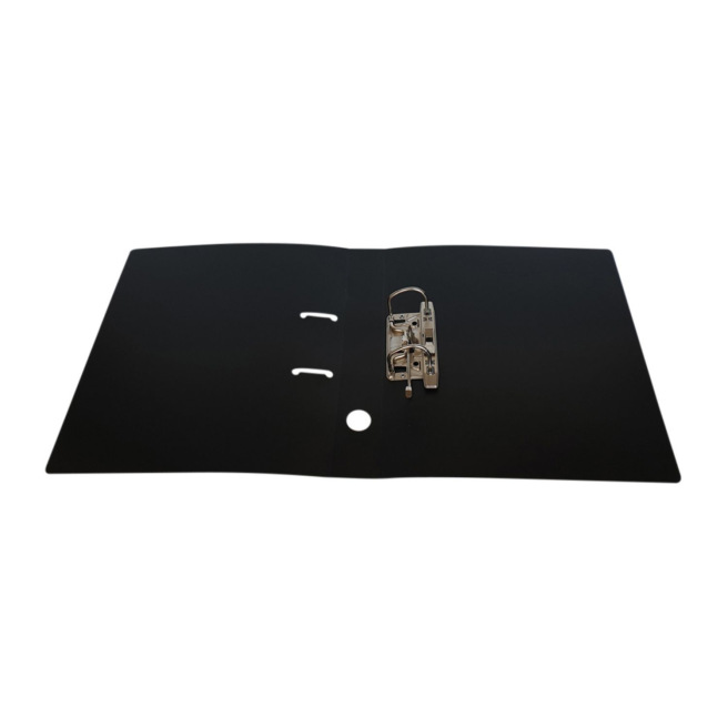 Ringband met hendel van dik flexibel plastic - A4 - rug 4,5 cm Ringband met hendel van dik flexibel plastic - A4 - rug 4,5 cm