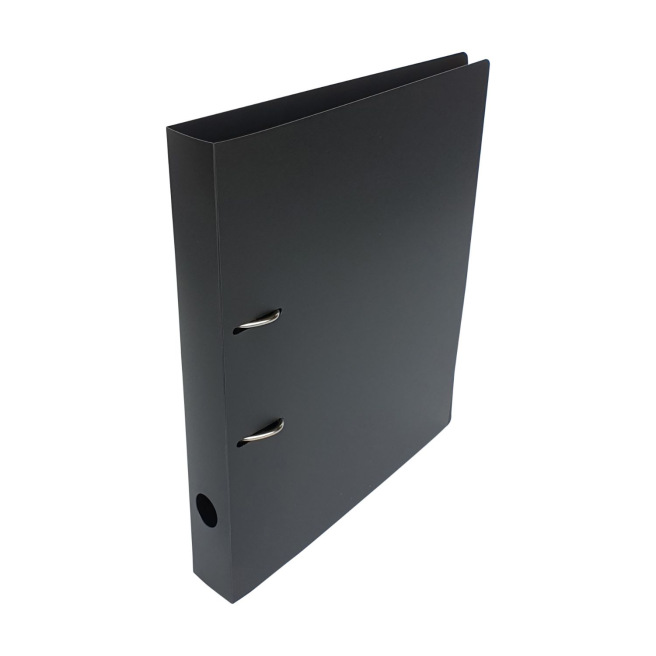 Ringband met hendel van dik flexibel plastic - A4 - rug 4,5 cm Ringband met hendel van dik flexibel plastic - A4 - rug 4,5 cm