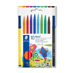 Staedtler Fabric Duo, Feutres à double pointe pour textiles, Pour créations  et marquages personnalisés sur tissu, Étui plastique avec 12 feutres  assortis, 3190 TB12 : : Fournitures de bureau