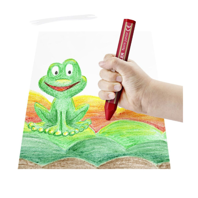 Crayons de cire Staedtler NORIS JUNIOR - étui de 12 Crayons de cire Staedtler NORIS JUNIOR - étui de 12