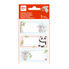 School etiketten Apli - 81 x 36 mm (9 etiketten)