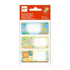 Etiquettes scolaires Apli - 81 x 36 mm (9 étiq.)