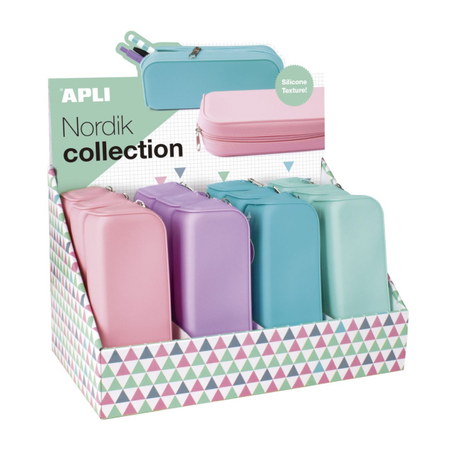 Trousse en silicone rectangulaire Apli NORDIK Trousse en silicone rectangulaire Apli NORDIK