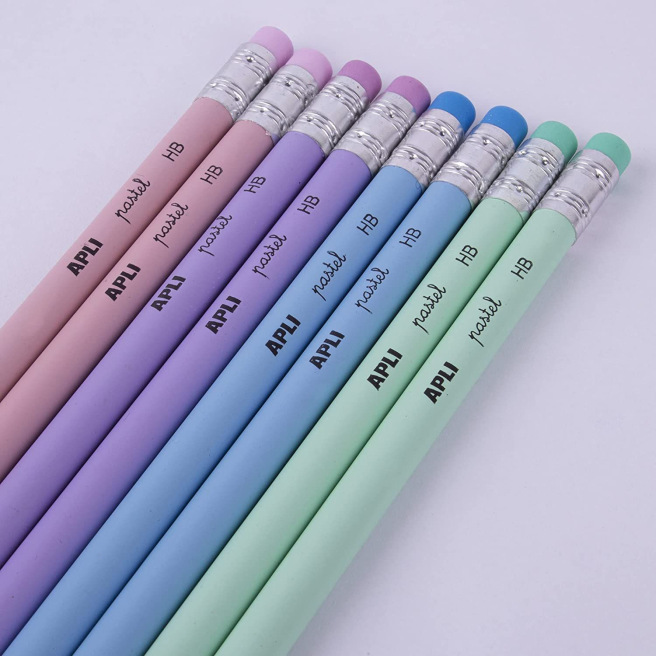 Crayon Apli NORDIK avec gomme - HB - blister de 8 Crayon Apli NORDIK avec gomme - HB - blister de 8