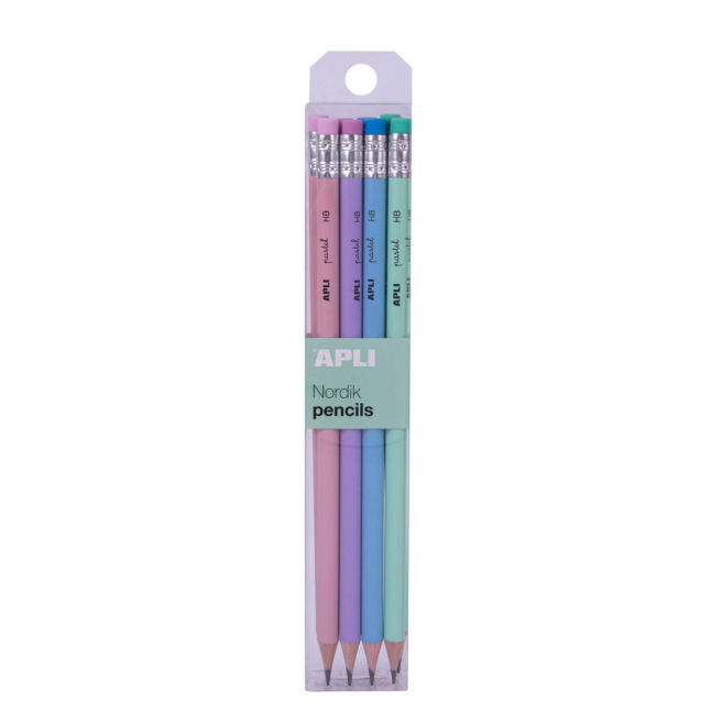 Crayon Apli NORDIK avec gomme - HB - blister de 8 Crayon Apli NORDIK avec gomme - HB - blister de 8
