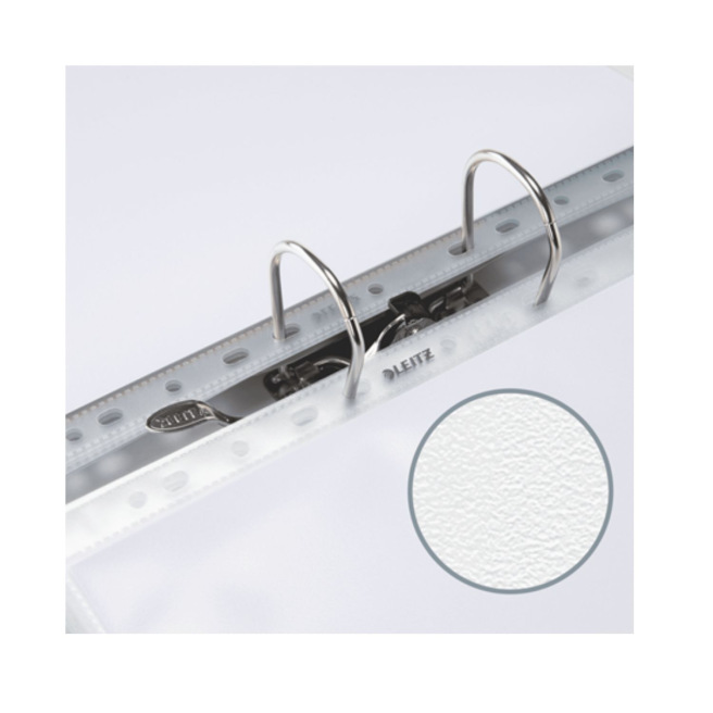 Geperforeerde Leitz Premium A4 mapjes met korrelige structuur - pakket van 5 Geperforeerde Leitz Premium A4 mapjes met korrelige structuur - pakket van 5