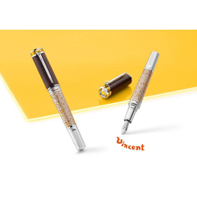 Montblanc Masters of Art EERBETOON AAN VINCENT VAN GOGH - beperkte editie 4810 - vulpen - penpunt M Montblanc Masters of Art EERBETOON AAN VINCENT VAN GOGH - beperkte editie 4810 - vulpen - penpunt M