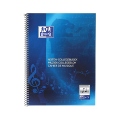 Spiraalgebonden muziekschrift OXFORD - A4+