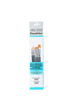 Set van 6 penselen Winsor & Newton FOUNDATION AQUAREL