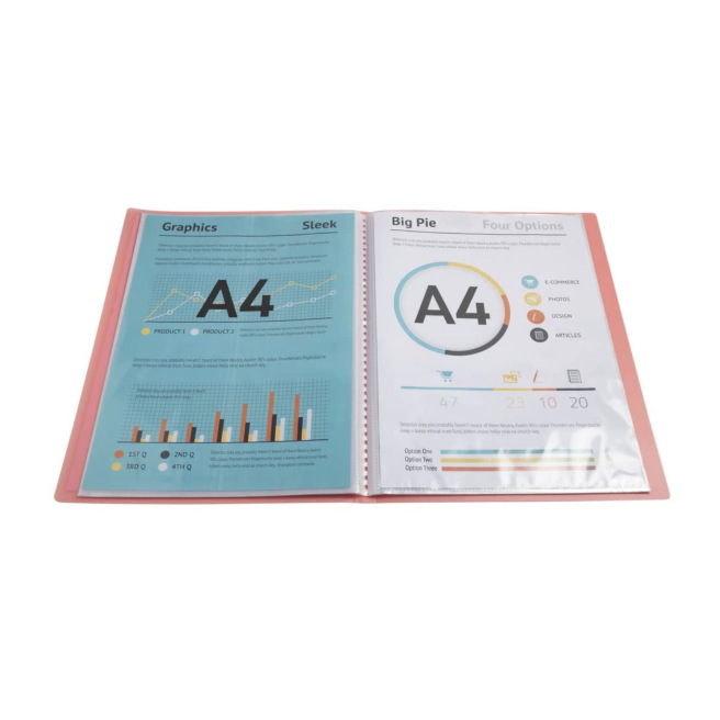 Presentatiemap met hoesjes Exacompta CHROMALINE PASTEL KREACOVER personaliseerbaar