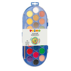 Gouache Primo - 22 bakjes + penseel