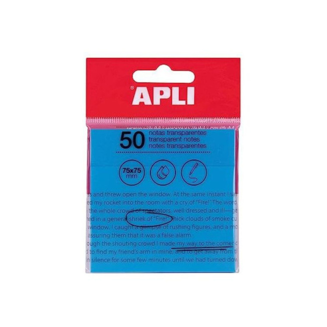 Transparante plaknotities - 76 x 76 mm Transparante plaknotities - 76 x 76 mm